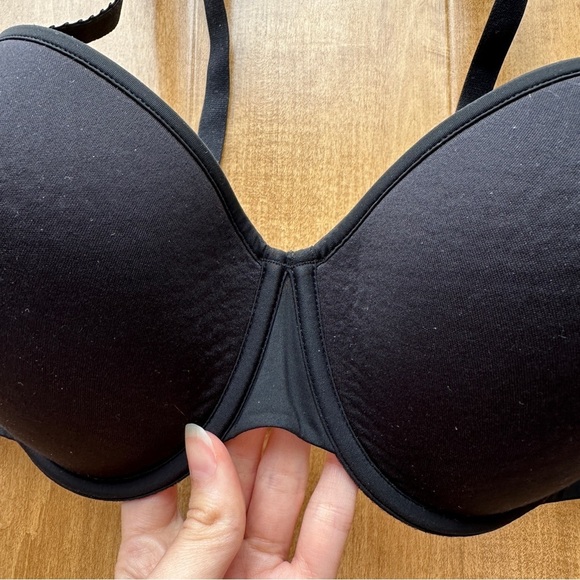 ThirdLove 24/7 Classic T-Shirt Bra, Smooth Black, Size 38B 1/2 - Picture 5 of 13